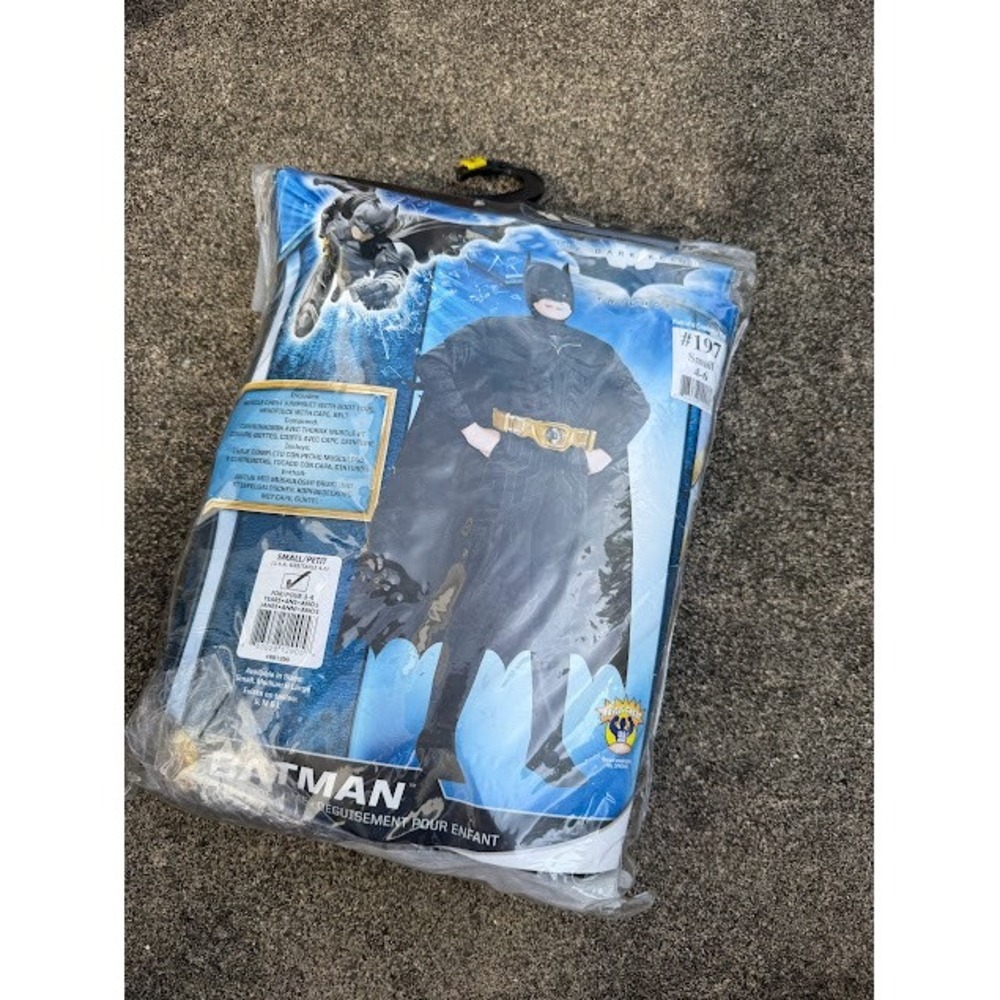 Superhero Halloween Cosplay Rubies Batman Costume Small 4-6 Black Dark Knight